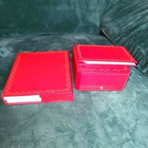 Cartier bracelet/watch box, care guides (does not include Cartier jewelry piece)